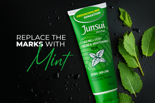 Junsui Naturals Face Wash With Whitening, Cool, 100 g - Image 2